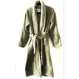 GIRAFFE AT HOME OLIVE CHENILLE ROBE